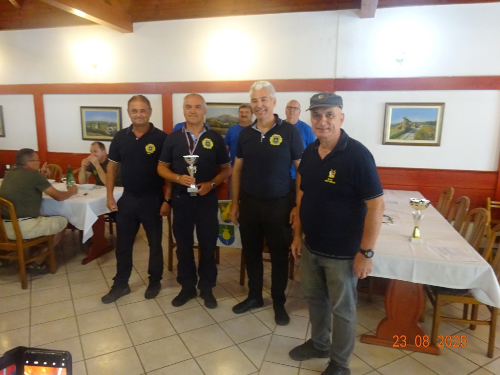23.08.2025 PETER ŽUPANC ZMAGAL NA TEKMOVANJU V STRELJANJU S PIŠTOLO CAL. 9 MM