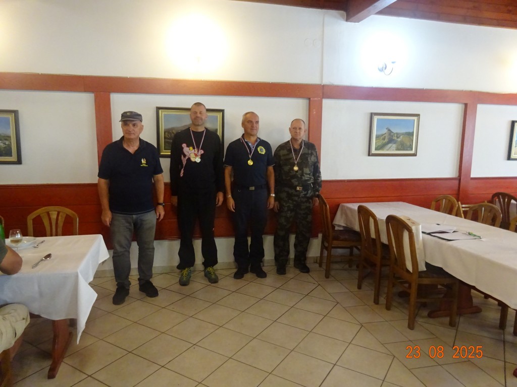 23.08.2025 PETER ŽUPANC ZMAGAL NA TEKMOVANJU V STRELJANJU S PIŠTOLO CAL. 9 MM