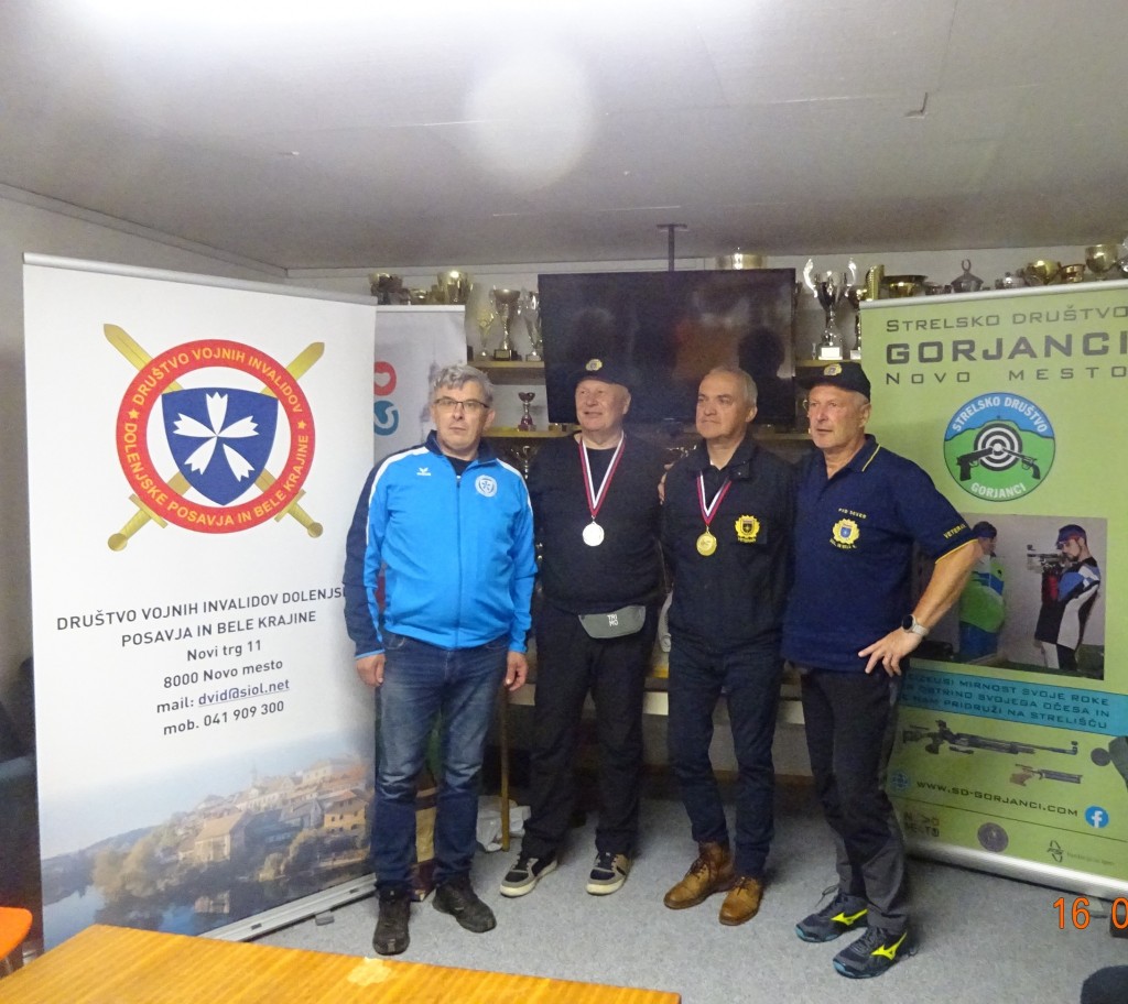 16.04.2026 STRELCI PVD SEVER DOLENJSKE N BELE KRAJINE ZMAGOVALCI TEKMOVANJA V STRELJANJU Z ZRAČNO PUŠKO 